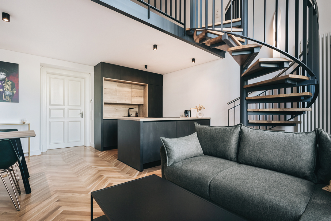 Apartment Dresden Palaisplatz Modern und minimalistisch: Wohnen im Apartment Dresden Palaisplatz