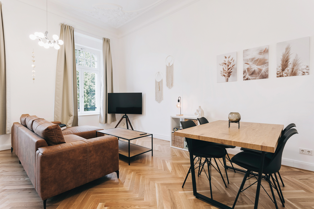 Apartment Dresden Palaisplatz OG Wohn-Essbereich Apartment Dresden Palaisplatz OG