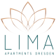 Lotus und Lima Apartments Schriftzug